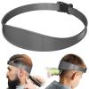 AOMGD Adjustable Hair Trimming Guide and Neckline Shaving Template,DIY Self Haircutting System, Shaving and Keeping a Clean and Straight Neck Hairline,Easy Use Tool Soft Portable (Grey) view 1