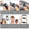 AOMGD Adjustable Hair Trimming Guide and Neckline Shaving Template,DIY Self Haircutting System, Shaving and Keeping a Clean and Straight Neck Hairline,Easy Use Tool Soft Portable (Grey) view 4