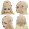 RONGDUOYI RDY Free Part Pink Bubble Color Short Wave Bob Hair Synthetic Wigs Heat Friendly Glueless Natural Hairline Shoulder Length Curl Wavy Wigs 150% Density Cosplay Makeup Wear Hair 16 Inch view 4
