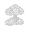 ADOCARN 1pc Cosmetic Brush Holder Manicure Pen Holder Paint Brush Display Stand Makeup Pen Stand Makeup Brush Rack Nail Pen Stand Gold Pen Holder Stand for Nail Pen Nail Brush Heart-shaped view 1