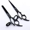 Hairdressing Scissors Left Handed Series Barber Scissors Professional Stylist Shears Sharp and Precise Cut for Left-Handed Hairdresser 5.5 Inch Black view 1