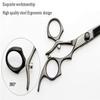 Hairdressing Scissors Left Handed Series Barber Scissors Professional Stylist Shears Sharp and Precise Cut for Left-Handed Hairdresser 5.5 Inch Black view 3