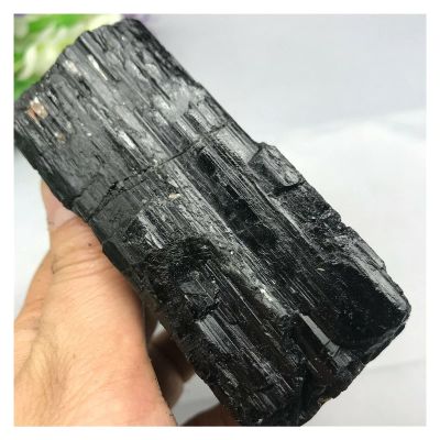 FidemM Natural Crystal Rough Natural Black Tourmaline Stone Rough Rock Sample (Size : 900 950g)
