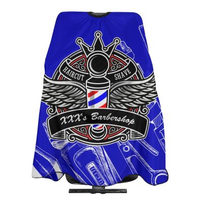 Custom Barber Cape Hairdresser Cape, Add Your Photo Text Logo Personalized Barber Salon Cape for Men, Customized Hair Cutting Cape for Home Salon Barbershop
