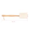 LALAFINA Home Use Handheld Bath Brush Natural Loofah Exfoliating Scrubber for Skin Cleaning Comfortable Handle Bath Tool for Back Arm and Leg Care view 2