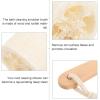 LALAFINA Home Use Handheld Bath Brush Natural Loofah Exfoliating Scrubber for Skin Cleaning Comfortable Handle Bath Tool for Back Arm and Leg Care view 3