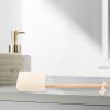 LALAFINA Home Use Handheld Bath Brush Natural Loofah Exfoliating Scrubber for Skin Cleaning Comfortable Handle Bath Tool for Back Arm and Leg Care view 4