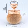 Extra Large Body Makeup Brush For Self Tanner, Self Tan Back Applicator, 74mm Wide-headed Kabuki Brush For Bronzers Blend Self Tanning Applicator, Oval Face Leg Makeup Brush With Drawstring Bag view 2