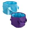 Beavorty 2pcs Folding Foot Bath Basin for Outdoor Travel Portable Foot Soaking Tub for Camping Hiking and Self-driving Tours Space-saving Design Easy to Use view 1
