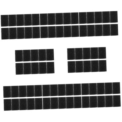 Beavorty 128 Pcs Black Stipple Sponge Kit for Makeup Special Effect for Scar and Stubble Texture Halloween Cosplay Face Blenders 2.36X1.57X3.14 Inches