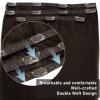 [2 Packs Bundle] Sunny Hair Clip in Hair Extensions Dark Brown 12inch 5pcs 80g + Clip in Hair Extensions Brown 3pcs 12inch 80g #2 view 4