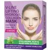 V Line Shapped Lifting Face Mask - Hydrogel Collagen Mask, Tightening Chin Mask, Face Patch For Firming and Tightening Skin, Hyaluronic Acid & Aloe Vera - Anti-Aging and Anti-Wrinkle, 5 Pack view 1