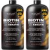 Biotin Shampoo and Conditioner Set with Keratin - Sulfate-Free Advanced Anti-Thinning, Hair Growth Shampoo and Conditioner Combo Repair Formula - with DHT Blockers, for Men & Women - 16 fl oz each view 1