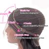 10inch Layered Lace Front Wigs Brazilian Glueless 130% Density Short Bob Human Hair Wig for Black Women 13X4 Middle Part Short Cut Layered Bob Wig PrePlucked BabyHair view 3
