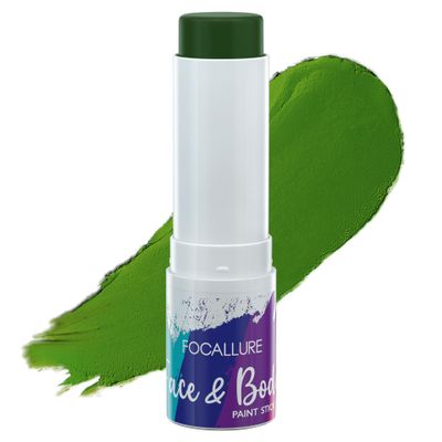 FOCALLURE Eye Black Stick for Sports,Waterproof Face Body Paint Sticks,Face Painting Kit for Baseball Softball Football Lacrosse,Eye Black for Halloween Cosplay SFX Costume Party,Green Goblin