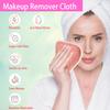 BloomSesame Makeup Remover Cloths for Face, Eye, Lips - Reusable Makeup Remover Pads Soft Microfiber Facial Cleansing Cloths 5 x 5 inch 12 Pack (Coral) view 2
