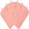 BloomSesame Makeup Remover Cloths for Face, Eye, Lips - Reusable Makeup Remover Pads Soft Microfiber Facial Cleansing Cloths 6 x 12 inch 6 Pack (Coral) view 1