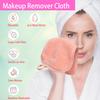 BloomSesame Makeup Remover Cloths for Face, Eye, Lips - Reusable Makeup Remover Pads Soft Microfiber Facial Cleansing Cloths 6 x 12 inch 6 Pack (Coral) view 2
