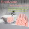 BloomSesame Makeup Remover Cloths for Face, Eye, Lips - Reusable Makeup Remover Pads Soft Microfiber Facial Cleansing Cloths 8 x 8 inch 6 Pack (Coral) view 3