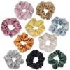 10 Packs Hair Ties Silky Satin Scrunchies for Women Girls Hair Elastic Bands Ponytail Holder Soft Hair Accessories view 4