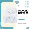 WZPB Disposable Piercing Clamps Kit 75Pcs - 25Pcs Plastic Piercing Forceps and 50Pcs Piercing Needles 12G 14G 16G 18G 20G for Ear Nose Lip Belly Piercing view 4