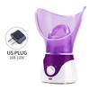 50ML Facial Steamer Nose Steamer Hot Sprayer Face Humidifier Skin Moisturizing Pores Cleansing Skin Deep Hydration Control Oil (Color : Purple US Plug 110V) view 2