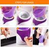 50ML Facial Steamer Nose Steamer Hot Sprayer Face Humidifier Skin Moisturizing Pores Cleansing Skin Deep Hydration Control Oil (Color : Purple US Plug 110V) view 4