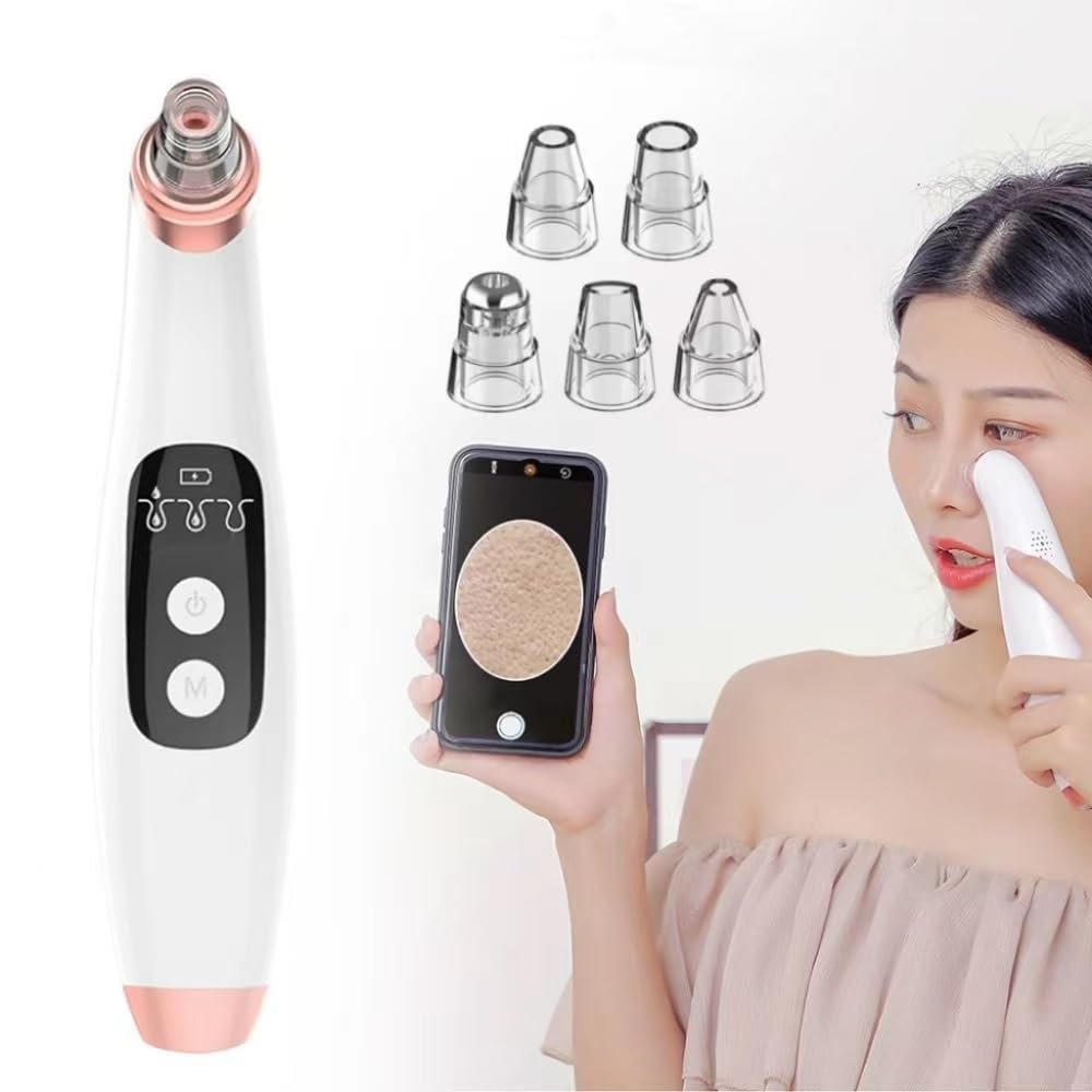 Micro Camera Visual Blackhead Removal Acne Dead Skin Deep Cleaning Black Spots Strong Vacuum Suction Device