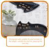 Ox Horn Comb for Kids - Portable Mini Wide Tooth Pocket Comb for Gentle Hair Detangling and Scalp Massage Travel Size Toddler view 3