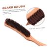FOMIYES 1pc Beard Cleaning Brush for Men Wood Grooming Tool for Facial Hair Care for Valentine Day Father Day Easy to Clean Travel-friendly view 3