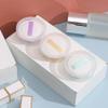Beaupretty 12pcs Cosmetic Sponge Holder Makeup Puff Storage Boxes for Travel Triangular Round Rectangular Design Compact and Portable Powder Puff Cases view 4