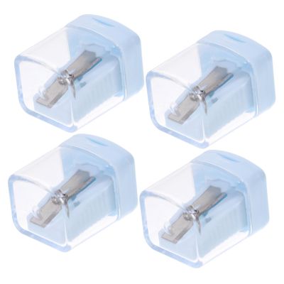 FOMIYES 4pcs Pencil Sharpener Manual Pencil Sharpener Mini Lipsticks Pencil Eyeliner Pocket s Hand Women Pen Sharpener Eyeliner Miss Abs