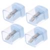 FOMIYES 4pcs Pencil Sharpener Manual Pencil Sharpener Mini Lipsticks Pencil Eyeliner Pocket s Hand Women Pen Sharpener Eyeliner Miss Abs view 1