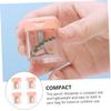 FOMIYES 4pcs Pencil Sharpener Manual Pencil Sharpener Mini Lipsticks Pencil Eyeliner Pocket s Hand Women Pen Sharpener Eyeliner Miss Abs view 3