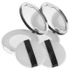 Beaupretty Loose Powder Holder 2pcs Box Loose Powder Box Empty Mirror and Elasticated Net Sifter Cushion Foundation Puff Powder Puffs Compact Powder Case Bath Case Portable Travel Plastic view 1