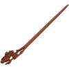 1pc Peach Wood Hairpin, Retro Buns Hair Stick, Vintage Hair Chopstick Bun Clip Chinese Hair Stick Chignon Hair Pins for Women Girls view 2