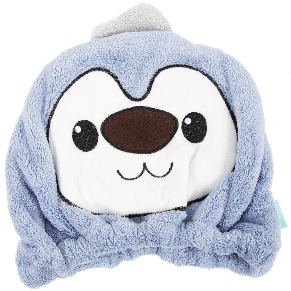 FOMIYES Absorbent Microfiber Hair Drying Hat Quick Drying Towel Wrap for Boys and Girls and Adults Soft Lightweight Cartoon Design for Easy Use After Shower Swim