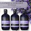 Baylis & Harding Goodness Bath Soak | Lavender & Bergamot | Relaxing Mood Boosters to Enhance Sleep for Men and for Women | Natural Essential Oils, Dermatologist Approved, Vegan | 3 Pack view 2