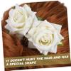 Beatifufu 1pc Flower Bride Hair Comb Elegant Wedding Hair Accessory for Women for Brides and Special Occasions Easy to Wear and Stylish view 3