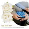 Beatifufu 1pc Flower Bride Hair Comb Elegant Wedding Hair Accessory for Women for Brides and Special Occasions Easy to Wear and Stylish view 4