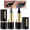 evpct 2Pcs Black Grey Gray Gel Eyeliner Pencil Eye Black Face Paint Stick Makeup Set Waterproof Matte Cream Crayon Eyeliner Pencil Set Cat Eye Liners Eyeshadow Guide delineador de ojos contra el agua view 1