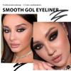 evpct 2Pcs Black Grey Gray Gel Eyeliner Pencil Eye Black Face Paint Stick Makeup Set Waterproof Matte Cream Crayon Eyeliner Pencil Set Cat Eye Liners Eyeshadow Guide delineador de ojos contra el agua view 2