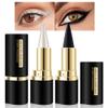 evpct 2Pcs Black Silver Gel Eyeliner Pencil Eye Black Face Paint Stick Makeup Set Waterproof Matte Cream Crayon Eyeliner Pencil Set Cat Eye Liners Eyeshadow delineador de ojos contra el agua view 1
