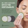 Greenzla Reusable Makeup Remover Pads, Washable Bamboo Cotton Rounds with Mesh Laundry Bag, Travel Pouch, Pad Holder - Reusable Cotton Rounds for All Skin Types - Perfect for Face Care, 30 Pack view 4
