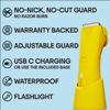 MERIDIAN The Trimmer Plus - Body Hair Trimmer & Waterproof Electric Shaver for Men and Women for Pubic Hair, Chest, Legs & Bikini Line, UBS-C Cable & Charging Dock Included, Solar view 2
