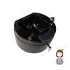 AMEERR Acrylic Pedicure Bath Foot Bath Basin Pedicure Foot Rest Pedicure Foot Spa Hot and Cold Adjustment Salon Massage Equipment Semi-Circular Foot Bath Footbath Barrel (Size : Single Bath) view 1