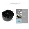 AMEERR Acrylic Pedicure Bath Foot Bath Basin Pedicure Foot Rest Pedicure Foot Spa Hot and Cold Adjustment Salon Massage Equipment Semi-Circular Foot Bath Footbath Barrel (Size : Bath+Pedicure) view 4