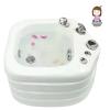 AMEERR Foot Soaker with Pedicure Foot Rest Foot Massager Spa Massage Foot Bath Colorful Lamp Footbath Large Foot Massager Pedicure Spa Bathtub Special for Hotel Foot Bath Club (Size : Single Bath) view 1