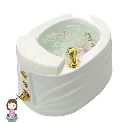 AMEERR Massage Foot Feet Soaking Tub Salon Massage Equipment Pedicure Foot Spa Colorful Lamp Footbath Pedicure Spa Bathtub Oval Foot Bath Special for Hotel Foot Bath Club (Size : Single Bath)
