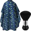 Borogo Professional Hair Cutting Cape with Neck Duster Brush, Salon Barber Cape, Hairdressing Accessories A view 1